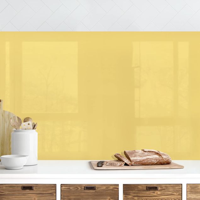 Achterwand voor keuken eenkleurig Honey