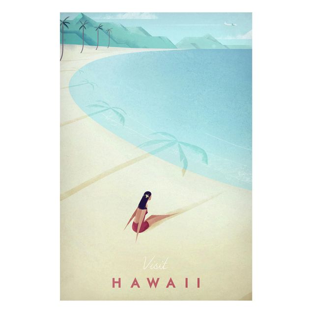 Magneetborden Travel Poster - Hawaii