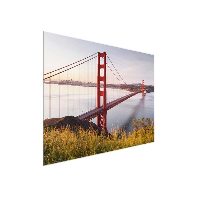 Glasschilderijen Golden Gate Bridge In San Francisco