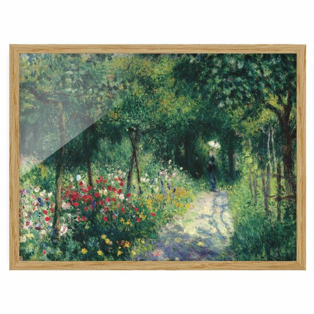 Ingelijste posters Auguste Renoir - Women In A Garden