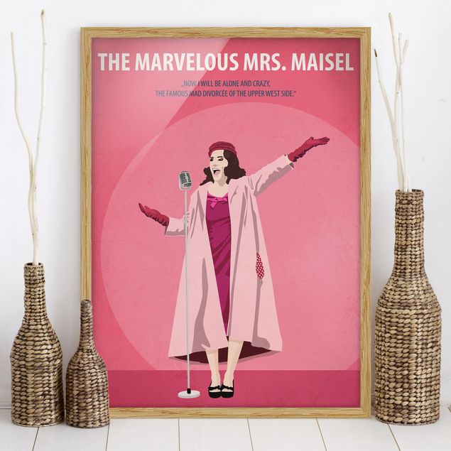 Ingelijste posters Film Poster The Marvelous Mrs. Maisel