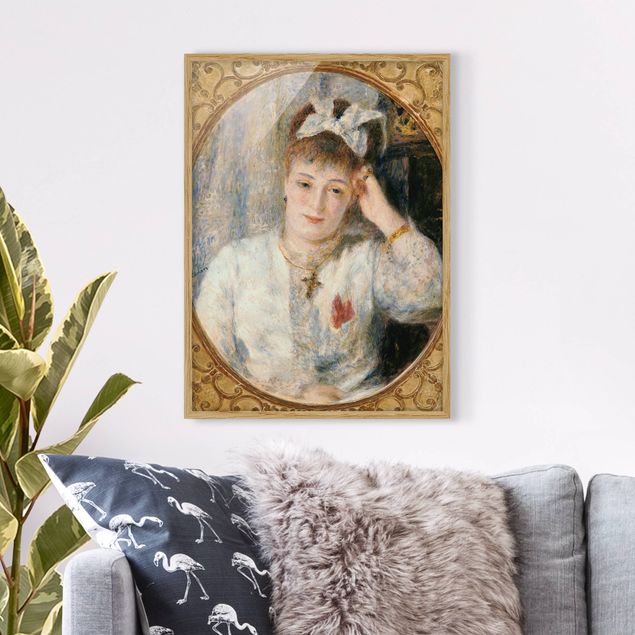 Ingelijste posters Auguste Renoir - Portrait of Marie Murer