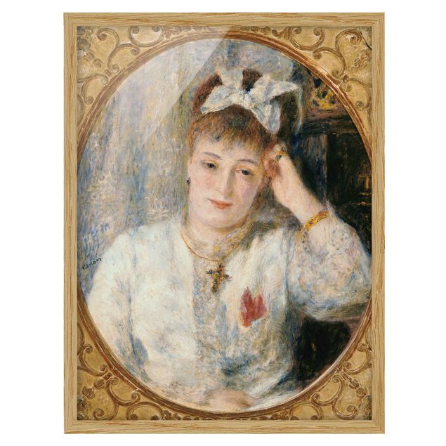 Ingelijste posters Auguste Renoir - Portrait of Marie Murer