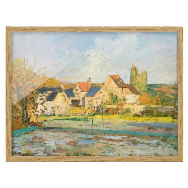 Ingelijste posters Camille Pissarro - Landscape Near Pontoise