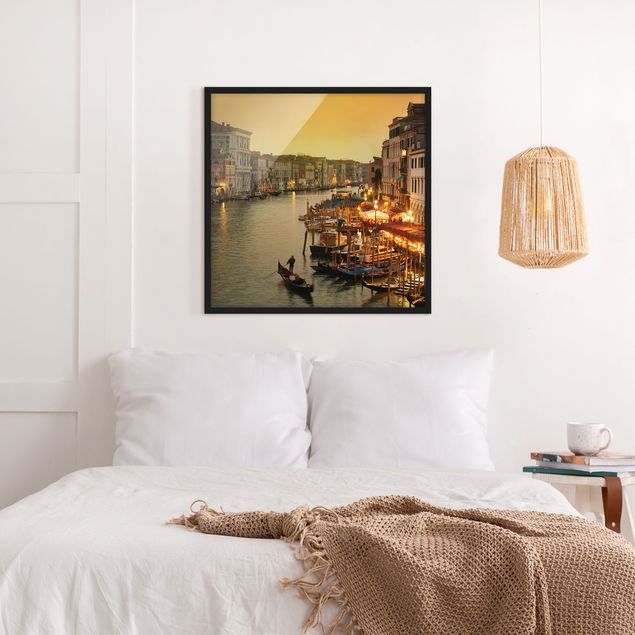 Ingelijste posters Grand Canal Of Venice