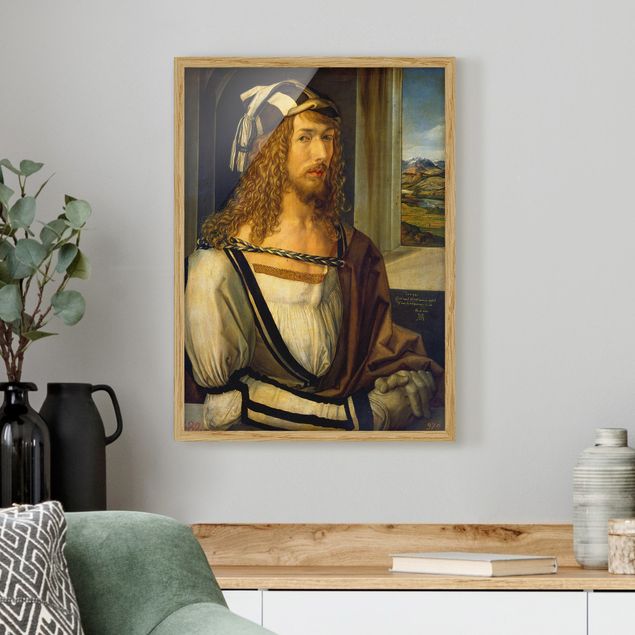Ingelijste posters Albrecht Dürer - Self-portrait at 26