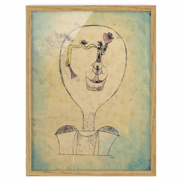 Ingelijste posters Paul Klee - The Bud of the Smile