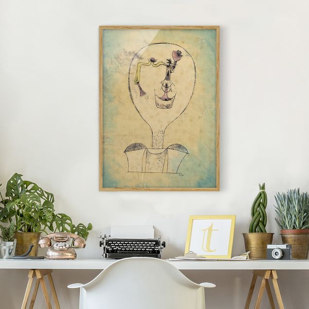 Ingelijste posters Paul Klee - The Bud of the Smile