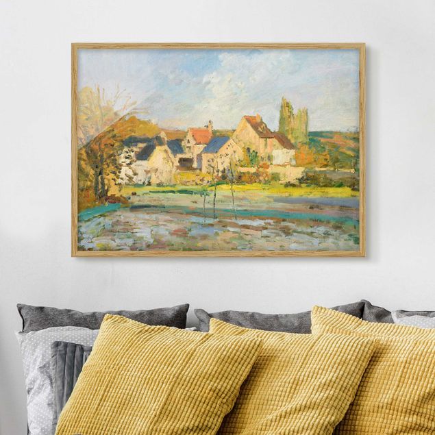 Ingelijste posters Camille Pissarro - Landscape Near Pontoise