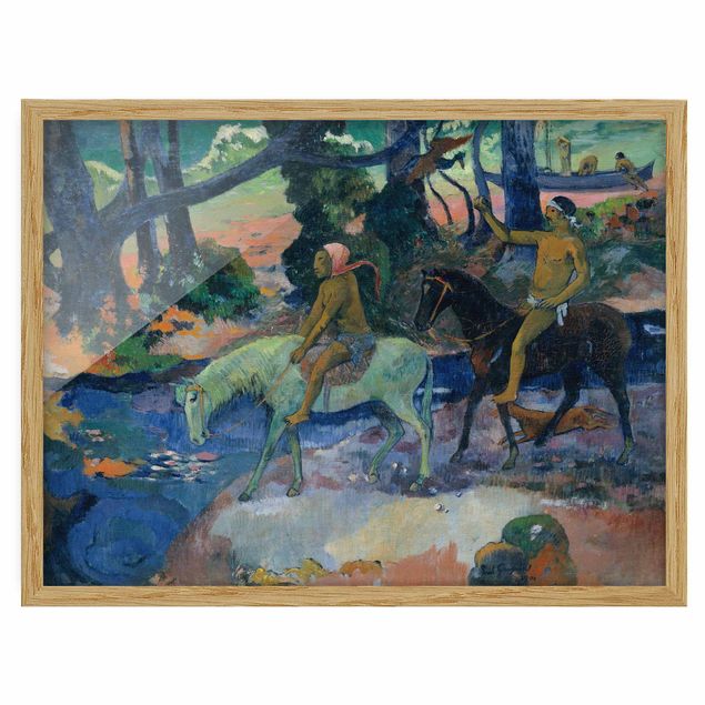 Ingelijste posters Paul Gauguin - Escape, The Ford