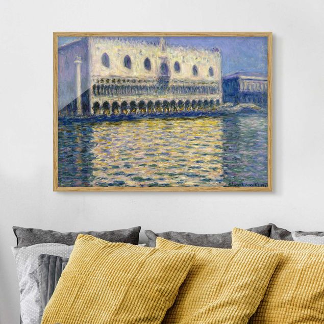 Ingelijste posters Claude Monet - The Palazzo Ducale