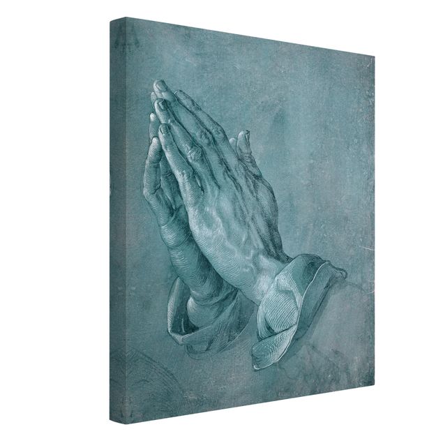 Canvas schilderijen Albrecht Dürer - Study Of Praying Hands