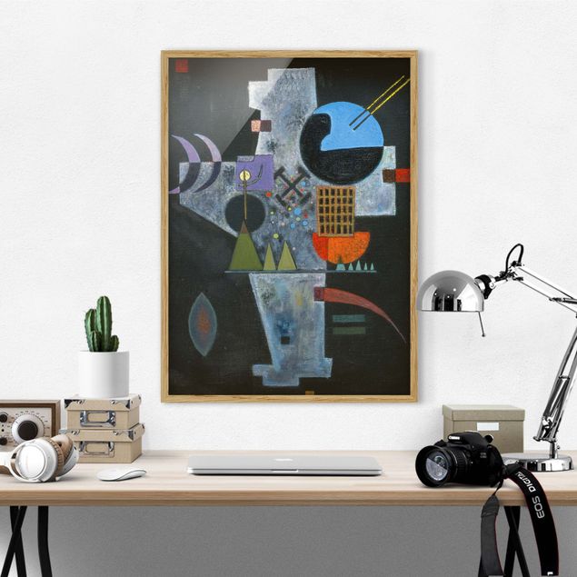 Ingelijste posters Wassily Kandinsky - Cross Shape