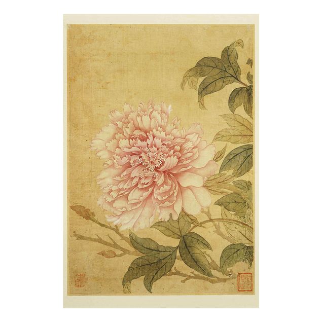 Glasschilderijen Yun Shouping - Chrysanthemum