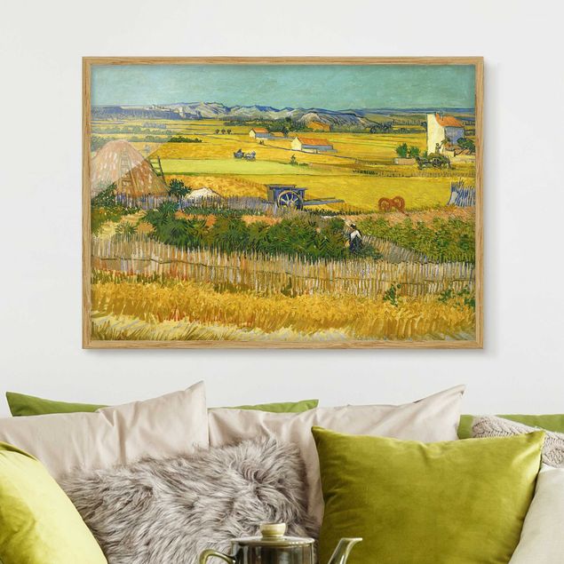 Ingelijste posters Vincent Van Gogh - The Harvest