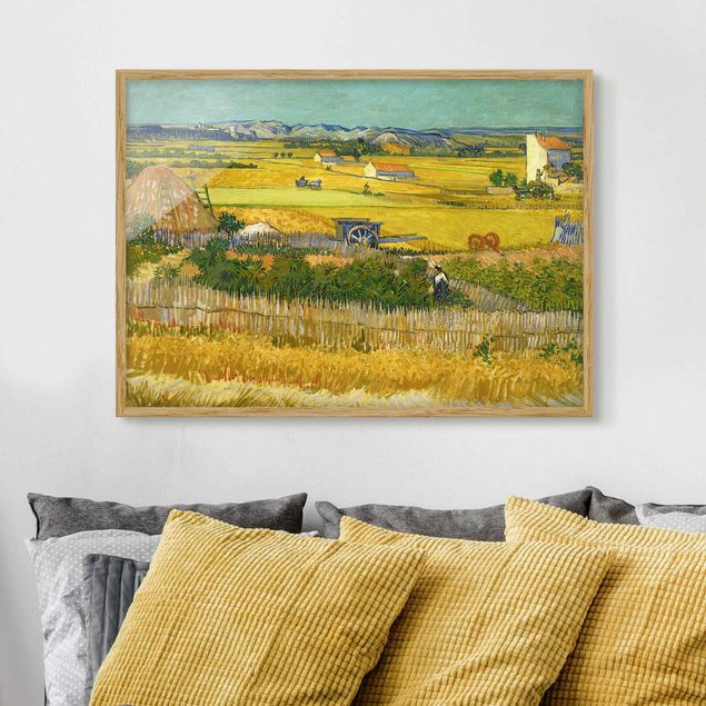 Ingelijste posters Vincent Van Gogh - The Harvest