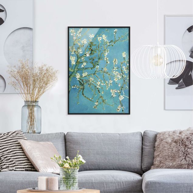 Ingelijste posters Vincent Van Gogh - Almond Blossoms