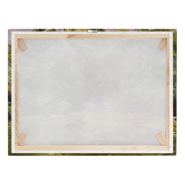Canvas schilderijen Max Liebermann - Flower Terrace Wannseegarten