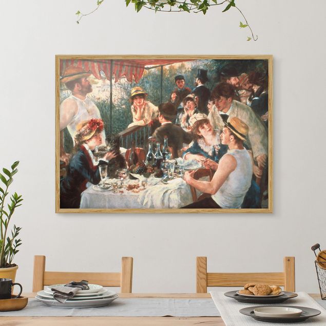 Ingelijste posters Auguste Renoir - Luncheon Of The Boating Party