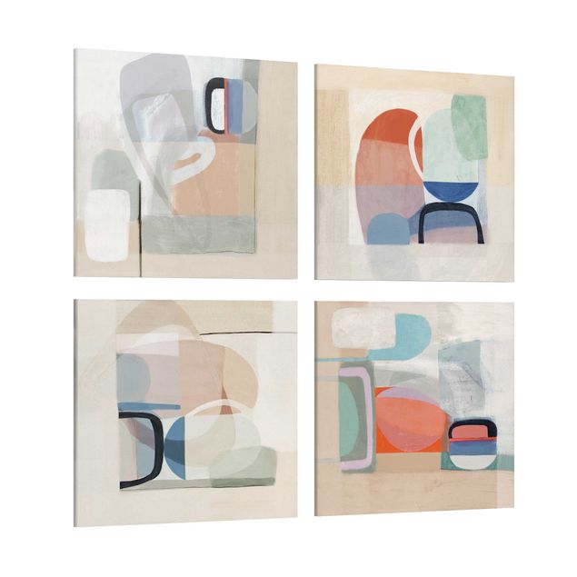 Canvas schilderijen - 4-delig Multiform Set II