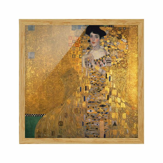 Ingelijste posters Gustav Klimt - Portrait Of Adele Bloch-Bauer I