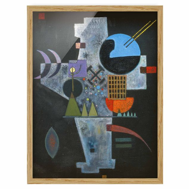 Ingelijste posters Wassily Kandinsky - Cross Shape