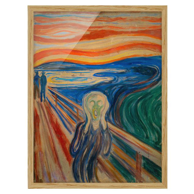 Ingelijste posters Edvard Munch - The Scream