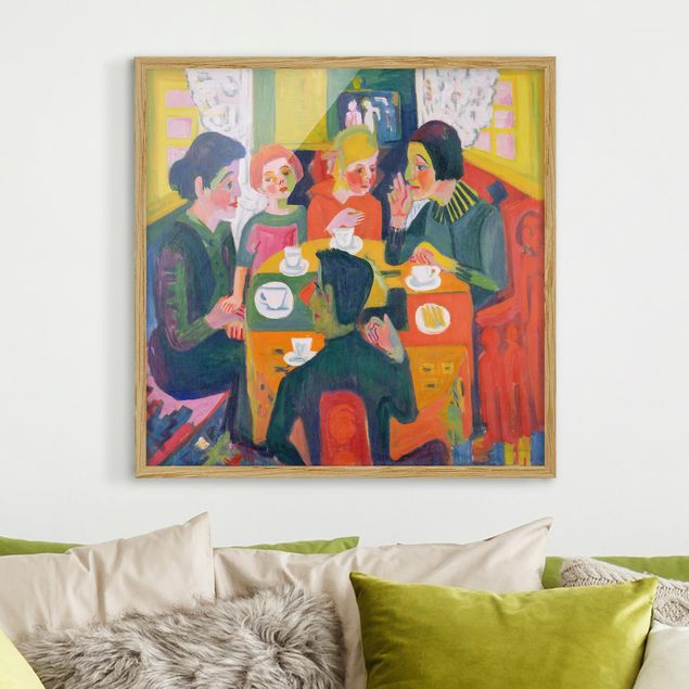 Ingelijste posters Ernst Ludwig Kirchner - Coffee Table