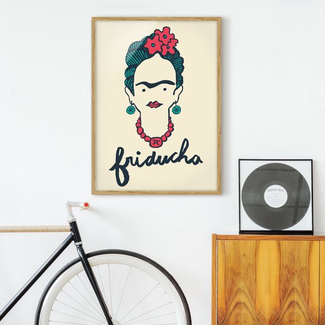 Ingelijste posters Frida Kahlo - Friducha