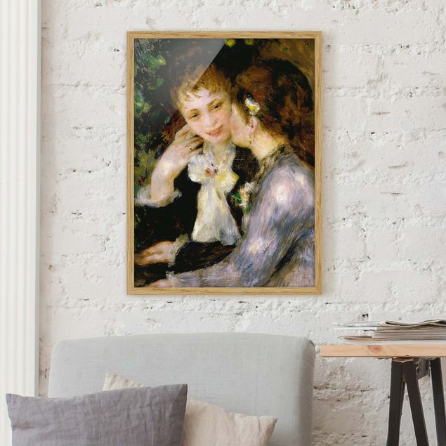 Ingelijste posters Auguste Renoir - Confidences