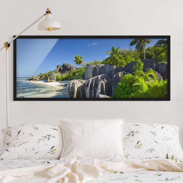 Ingelijste posters Dream Beach Seychelles
