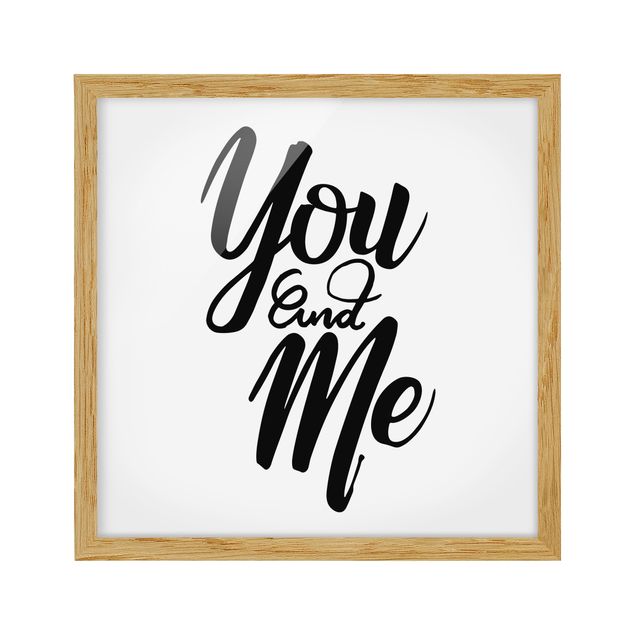 Ingelijste posters You And Me