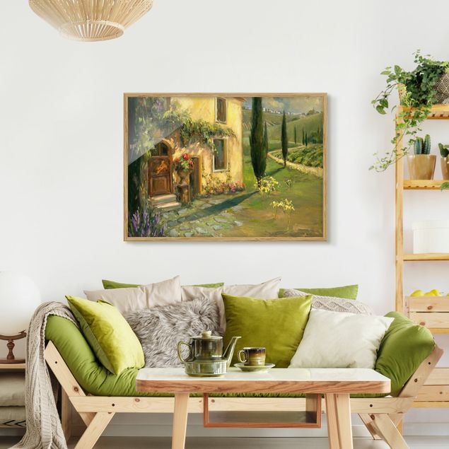 Ingelijste posters Italian Countryside - Cypress