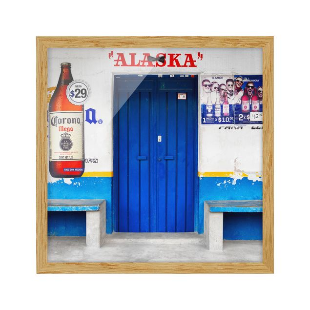 Ingelijste posters Alaska Blue Bar