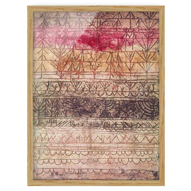 Ingelijste posters Paul Klee - Young Forest
