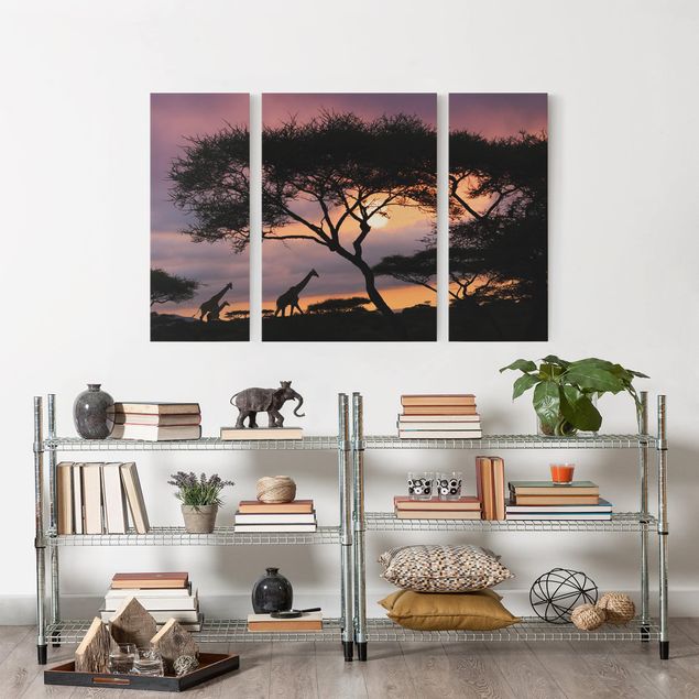 Canvas schilderijen - 3-delig African Safari