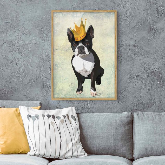 Ingelijste posters Animal Portrait - Terrier King