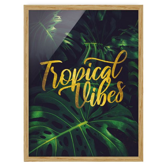 Ingelijste posters Jungle - Tropical Vibes