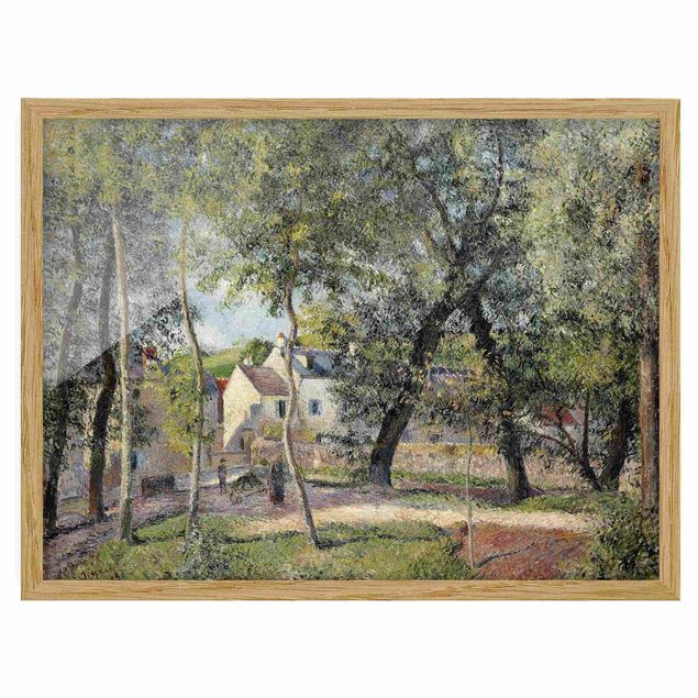 Ingelijste posters Camille Pissarro - Landscape At Osny Near Watering