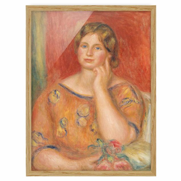 Ingelijste posters Auguste Renoir - Mrs. Osthaus