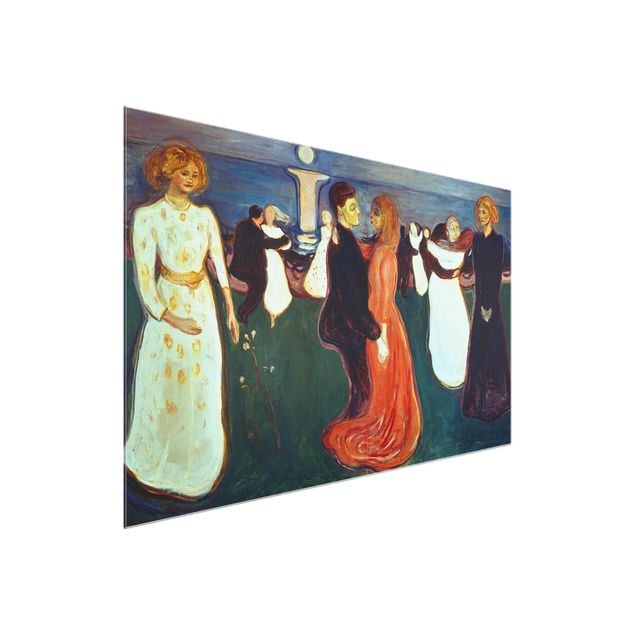 Glasschilderijen Edvard Munch - The Dance Of Life