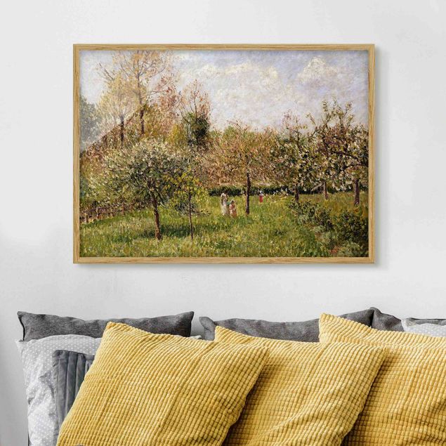 Ingelijste posters Camille Pissarro - Spring In Eragny