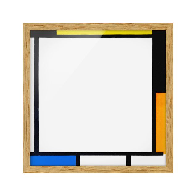 Ingelijste posters Piet Mondrian - Composition II