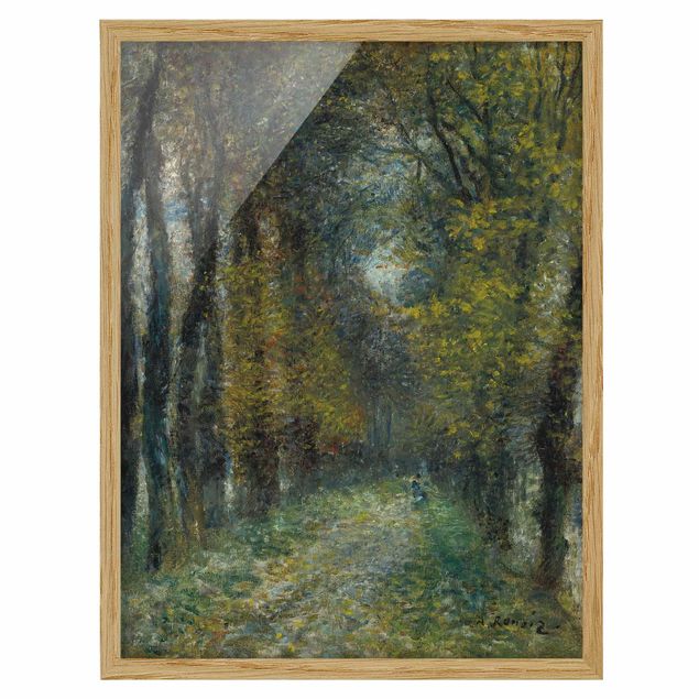 Ingelijste posters Auguste Renoir - The Allée