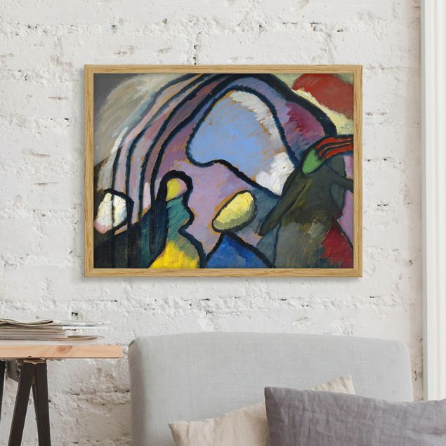 Ingelijste posters Wassily Kandinsky - Study For Improvisation 10