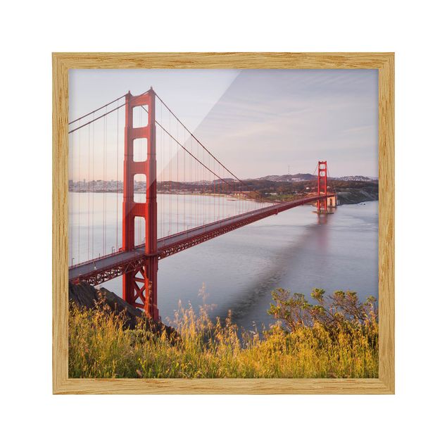 Ingelijste posters Golden Gate Bridge In San Francisco