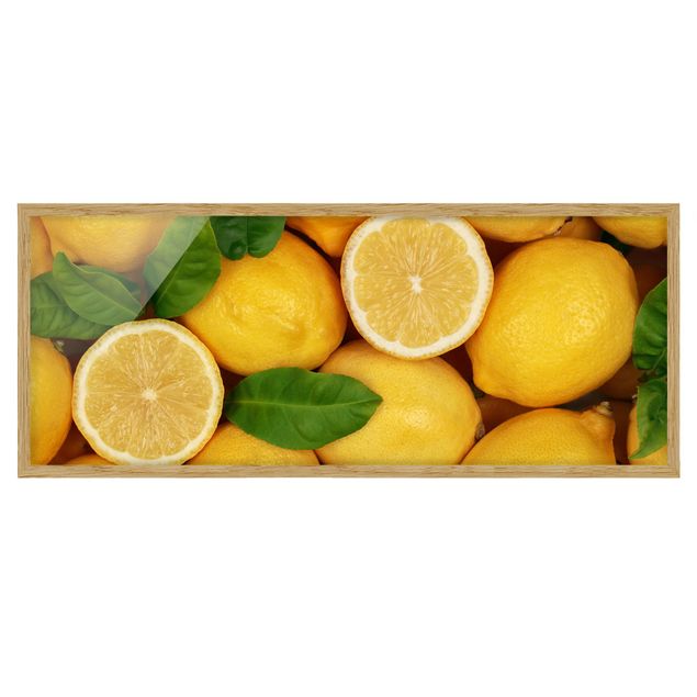 Ingelijste posters Juicy lemons