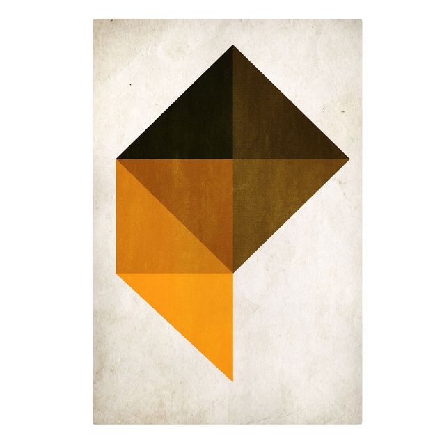 Canvas schilderijen Geometrical Trapezoid