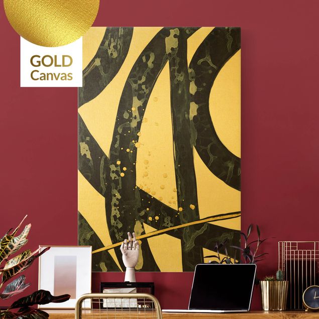 Canvas schilderijen - Goud Onyx Gold