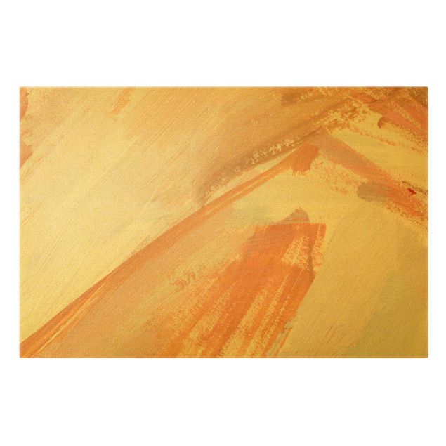 Canvas schilderijen - Goud Pink And Vanille ll
